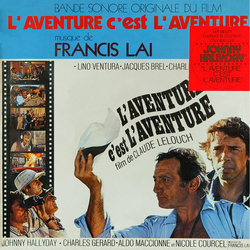 L'Aventure c'est l'Aventure Soundtrack (Francis Lai) - CD cover