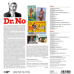 Dr. No Soundtrack (John Barry, Monty Norman) - CD Back cover