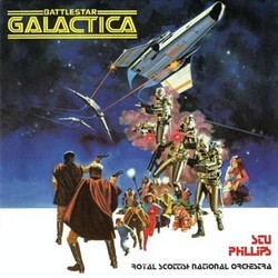 Battlestar Galactica Soundtrack (Glen A. Larson, Stu Phillips) - CD cover