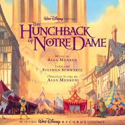 The Hunchback of Notre Dame Soundtrack (Alan Menken) - CD cover