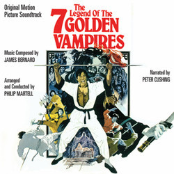 The Legend of the 7 Golden Vampires Soundtrack (James Bernard) - CD cover