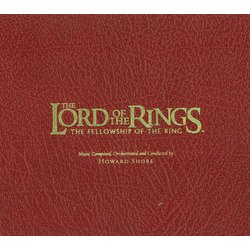 The Lord of the Rings: The Fellowship of the Ring Soundtrack (Howard Shore) - CD cover