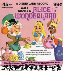 Alice in Wonderland Soundtrack (Oliver Wallace) - CD cover