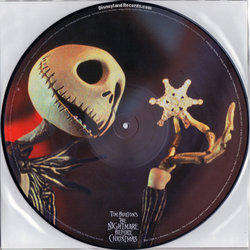 The Nightmare Before Christmas Soundtrack (Danny Elfman) - CD Back cover