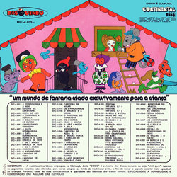 Alice No Pais Das Maravilhas Soundtrack (Various Artists, Teatro Disquinho, Oliver Wallace) - CD Back cover