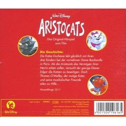 AristoCats Soundtrack (Various Artists) - CD Back cover