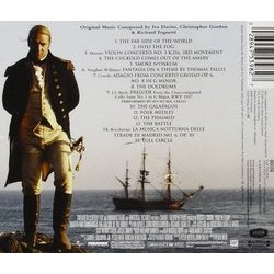 Master and Commander: The Far Side of the World Soundtrack (Iva Davies, Christopher Gordon, Richard Tognetti) - CD Back cover