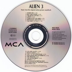 Alien Soundtrack (Elliot Goldenthal) - cd-inlay