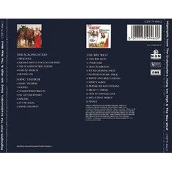 Highlights from The Scalphunters, Hang 'em High & The Way West Soundtrack (Elmer Bernstein, Dominic Frontiere, Bronislau Kaper) - CD Back cover