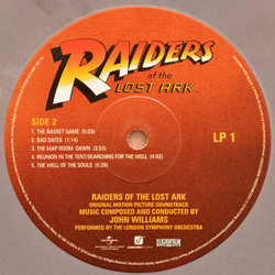 Raiders of the Lost Ark Soundtrack (John Williams) - cd-inlay