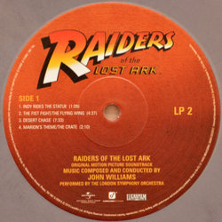 Raiders of the Lost Ark Soundtrack (John Williams) - cd-inlay