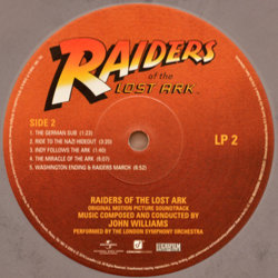 Raiders of the Lost Ark Soundtrack (John Williams) - cd-inlay