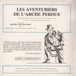 Les Aventuriers de l'Arche Perdue Soundtrack (Various Artists, John Williams) - cd-inlay