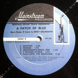 A Patch of Blue Soundtrack (Jerry Goldsmith) - cd-inlay