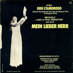   Mein Lieber Herr / C'est mieux comme a Soundtrack (Dalida , Various Artists, Nino Rota) - CD Back cover