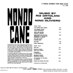 Mondo cane Soundtrack (Various Artists, Nino Oliviero, Riz Ortolani) - CD Back cover