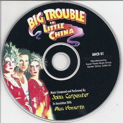 Big Trouble in Little China Soundtrack (John Carpenter, Alan Howarth) - cd-inlay