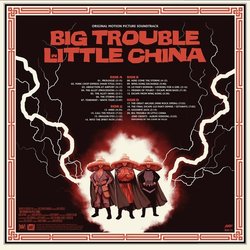 Big Trouble in Little China Soundtrack (John Carpenter, Alan Howarth) - CD Back cover