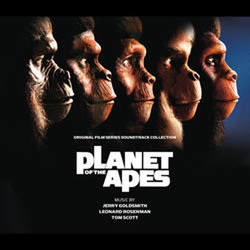 Planet of the Apes Soundtrack (Jerry Goldsmith, Leonard Rosenman, Tom Scott) - CD cover