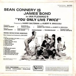 You Only Live Twice Soundtrack (John Barry) - CD Back cover