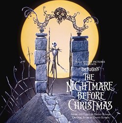 The Nightmare Before Christmas Soundtrack (Danny Elfman) - CD cover