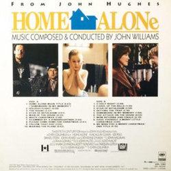 Home Alone Soundtrack (John Williams) - CD Back cover