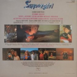 Supergirl Soundtrack (Jerry Goldsmith) - CD Back cover