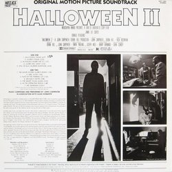 Halloween II Soundtrack (John Carpenter, Alan Howarth) - CD Back cover