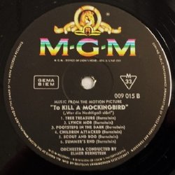 To Kill a Mockingbird Soundtrack (Elmer Bernstein) - cd-inlay