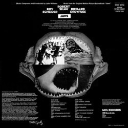 Jaws Soundtrack (John Williams) - CD Back cover