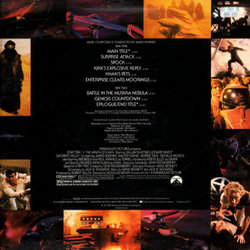 Star Trek II: The Wrath of Khan Soundtrack (James Horner) - CD Back cover