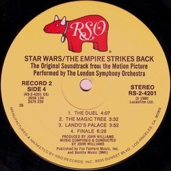 Star Wars: The Empire Strikes Back Soundtrack (John Williams) - CD Back cover