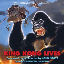 King Kong Lives Soundtrack (John Scott) - CD cover