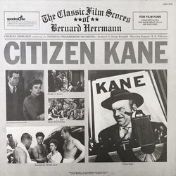 Citizen Kane Soundtrack (Bernard Herrmann) - CD Back cover