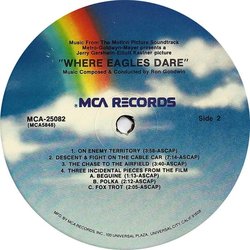 Where Eagles Dare Soundtrack (Ron Goodwin) - cd-inlay