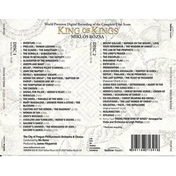 King of Kings Soundtrack (Mikls Rzsa) - CD Back cover