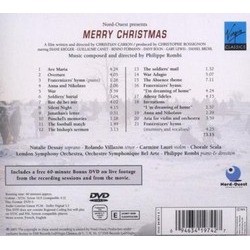 Merry Christmas Soundtrack (Philippe Rombi) - CD Back cover