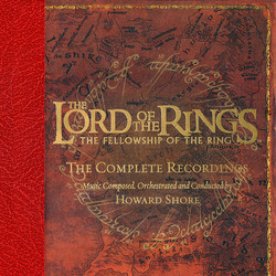 The Lord of the Rings: The Fellowship of the Ring Soundtrack (Howard Shore) - CD cover