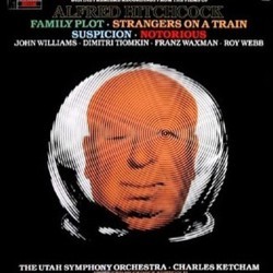 Four Alfred Hitchcock Films Soundtrack (Dimitri Tiomkin, Franz Waxman, Roy Webb, John Williams) - CD cover