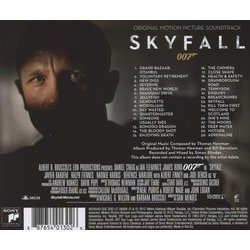 Skyfall Soundtrack (Thomas Newman) - CD Back cover