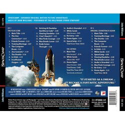 SpaceCamp Soundtrack (John Williams) - CD Back cover